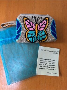 The Butterfly Farm coin purse